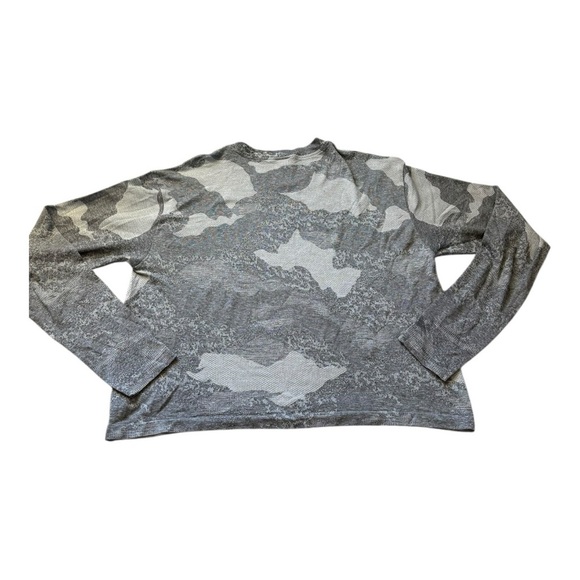 Gymshark ADAPT CAMO SEAMLESS LONG SLEEVE TOP XL - Picture 3 of 4